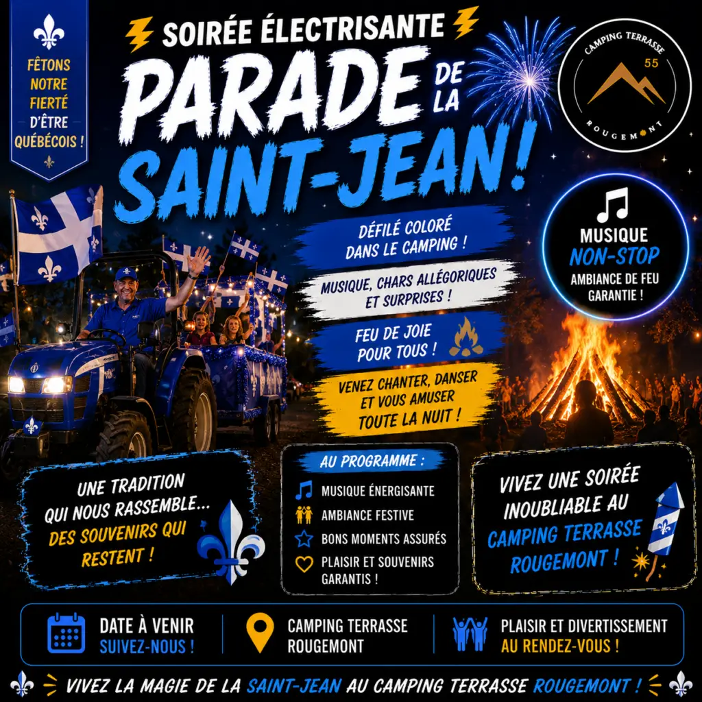 La Parade de la St-Jean au Camping Terrasse Rougemont
